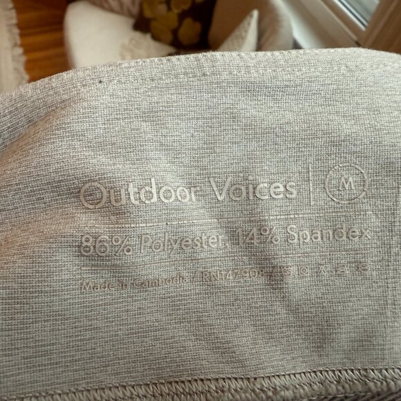 Outdoor Voices 7/8 Spring Colorblock‎ Leggings, Size M - Picture 4 of 4